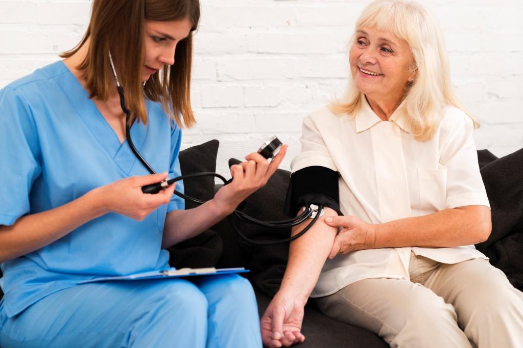 in-home care blood pressure monitoring nyc